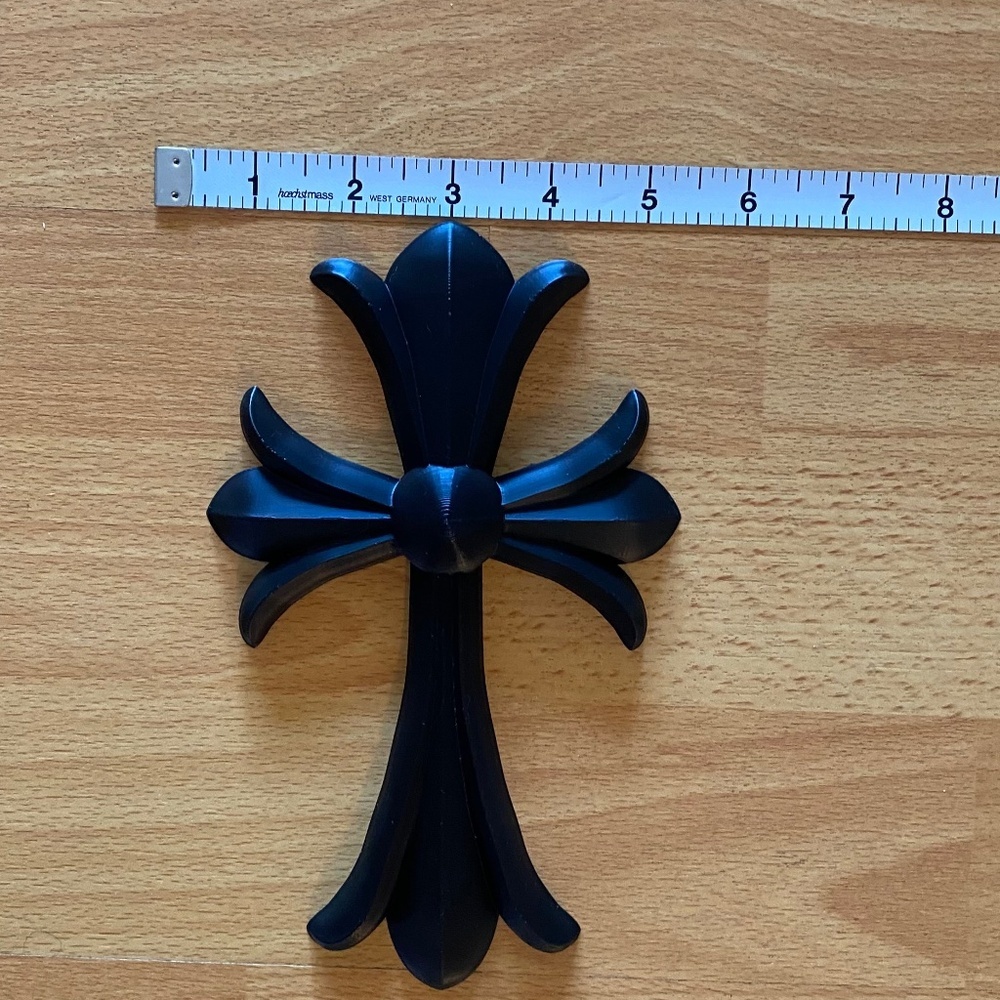 RARE Large 8” CH Black Cross Decor - Picture 9 of 9